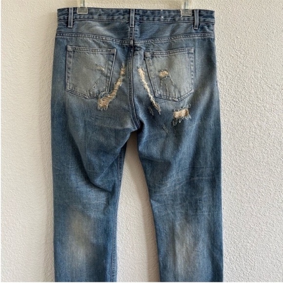 Acne Studios Pop Trash Distressed Straight Jeans - Picture 7 of 10